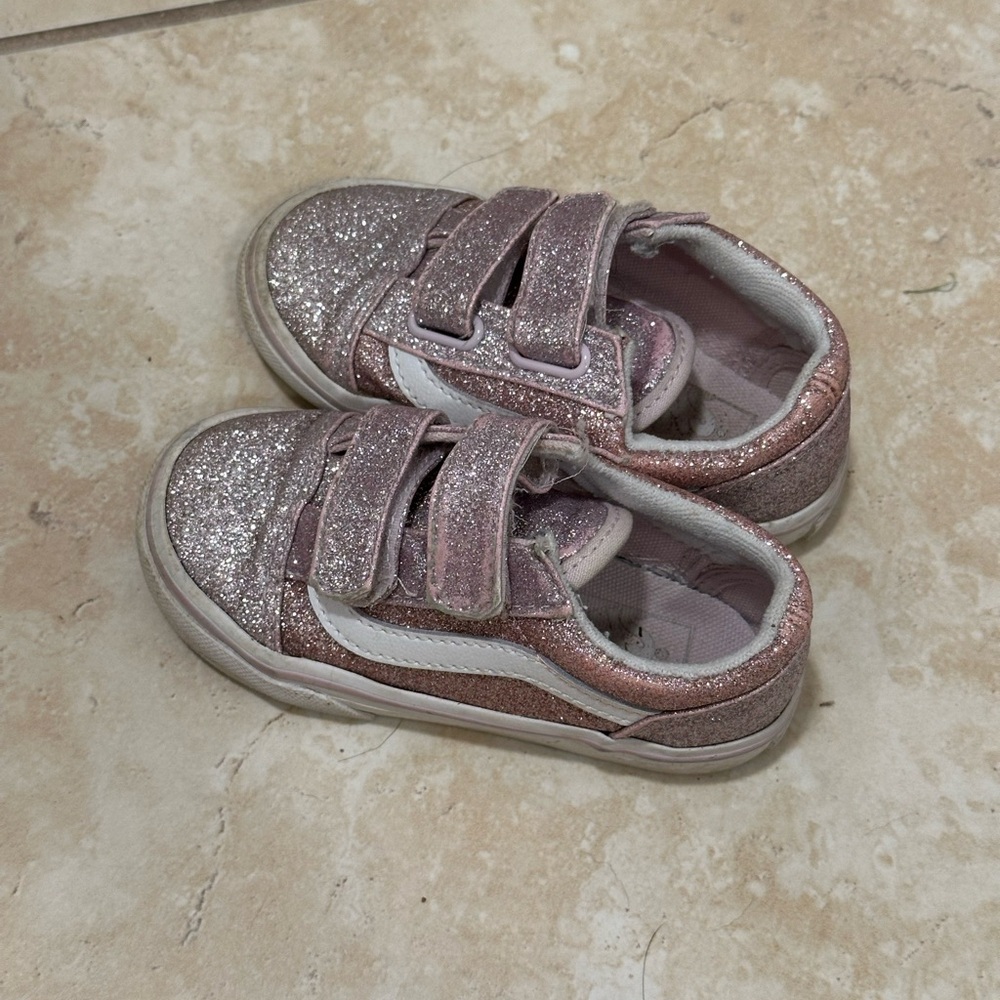 Vans Glittery Pink Sneakers